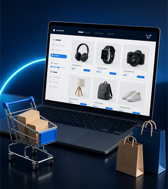 Destaque visual de E-commerce