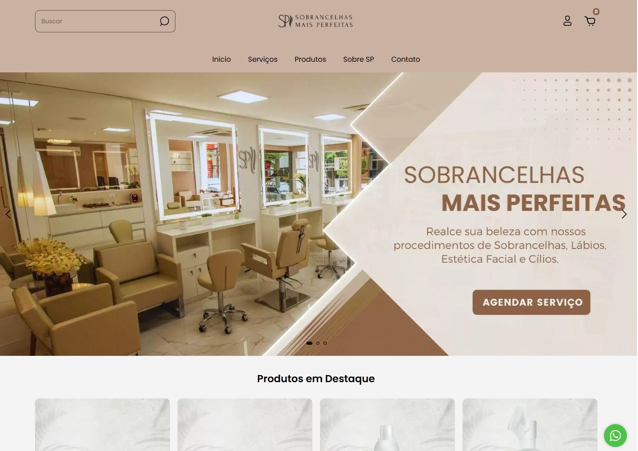 Capa do projeto Sobrancelhas Mais que perfeitas